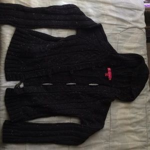 SO Hoodie Knit Cardigan Sweater Medium